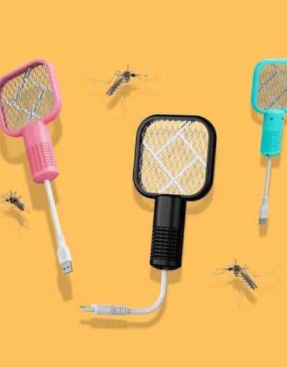 USB Mini Mosquito Swatter & Killer Lamp – Rechargeable, Safe & Portable