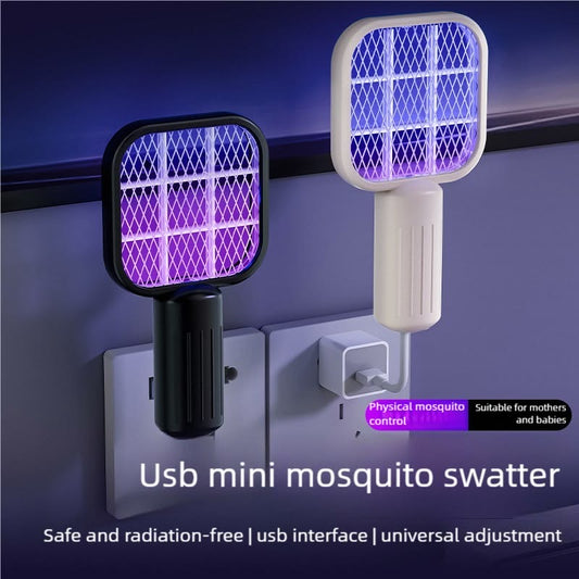 USB Mini Mosquito Swatter & Killer Lamp – Rechargeable, Safe & Portable