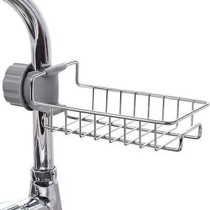 Stainless Steel Sink Faucet Organizer Basket