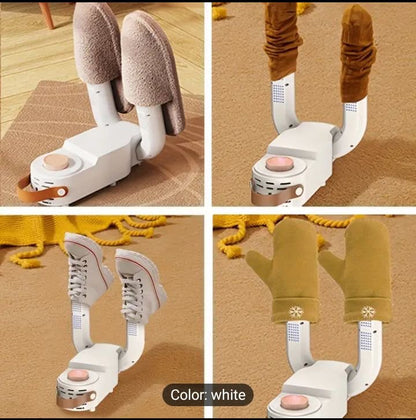 Portable Electric Shoe & Boot Dryer with Digital Temperature Control & UV Light