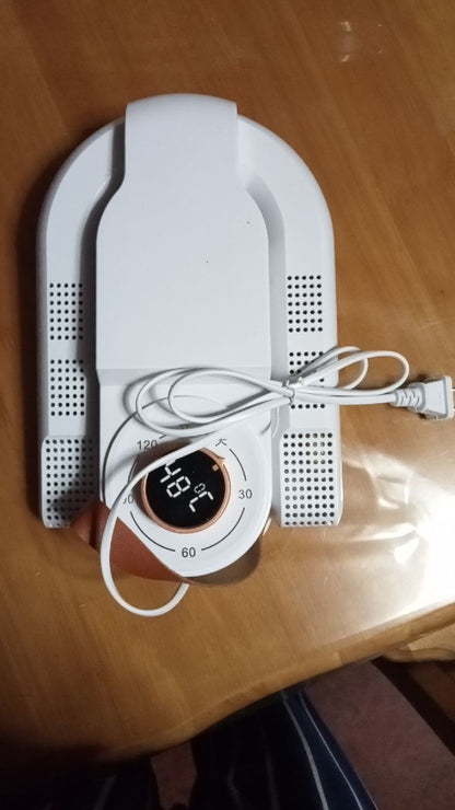 Portable Electric Shoe & Boot Dryer with Digital Temperature Control & UV Light