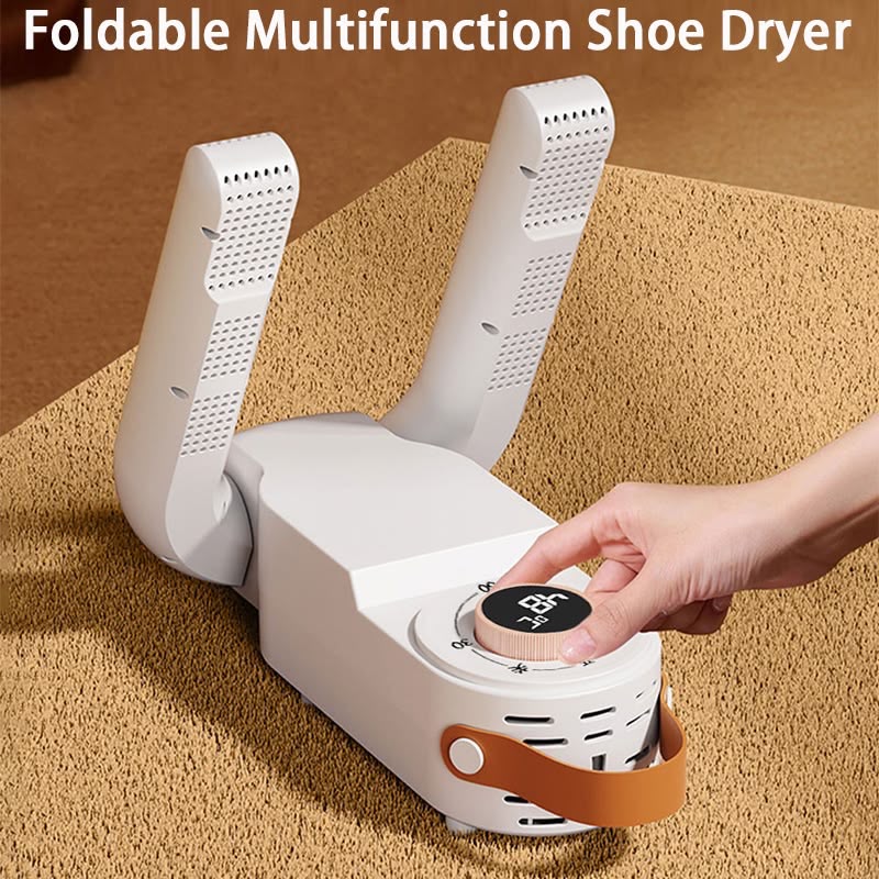 Portable Electric Shoe & Boot Dryer with Digital Temperature Control & UV Light