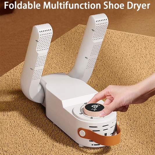 Portable Electric Shoe & Boot Dryer with Digital Temperature Control & UV Light