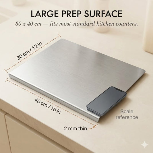 Premium Stainless Steel Chopping Board 🥕🔪